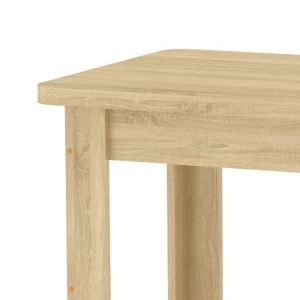 Celeste dining table, sonoma color, 100x60x73.5cm