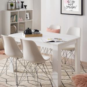 Dining table Dt White Bella 120x80x75cm