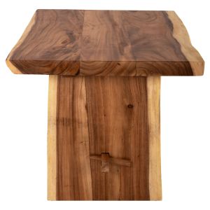 Dining table Egon Hm9490 made of solid soar wood with a top of 7.5cm 200x100x80hcm