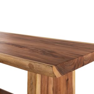 Dining table Egon Hm9491 made of solid soar wood with a top of 7.5cm 160x94.5x81.5hcm
