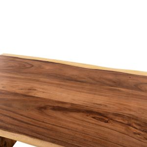 Dining table Egon Hm9491 made of solid soar wood with a top of 7.5cm 160x94.5x81.5hcm