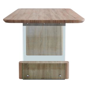 Dining table Faghan brown MDF 180x90x76cm