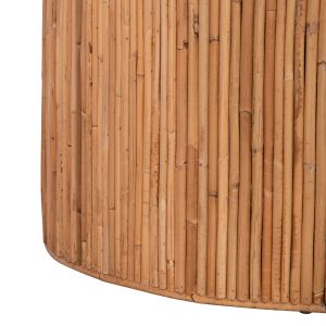 Dining table Gatsby Hm9884 natural rattan in natural color Φ120x76hcm.