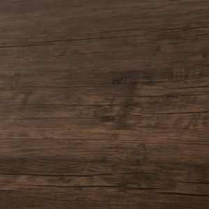 Dining table Goose Hm9532 walnut color Mdf top with black metal legs 120x80x75cm