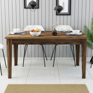 Dining table Hm9507.04 melamine with storage space 145x88x75hcm