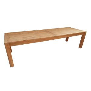 Dining table Inca-pablo set of 7 pieces in natural beige shade 240x100x76cm