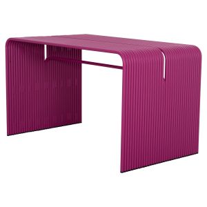 Dining table Intrepid Hm6330.05 aluminum in purple 120x70x70.5cm.