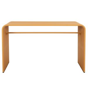 Dining table Intrepid Hm6330.07 aluminum in mustard yellow color 120x70x70.5cm.