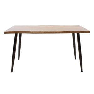 Dining table Jade with metal legs 140x80x75cm