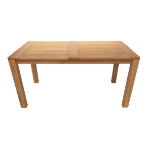 Dining table Kalie-pablo set of 7 pieces in natural beige shade 160x90x76cm