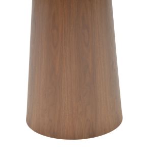 Dining table Kayano MDF walnut D120x72cm