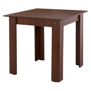 Dining table Kelvin walnut color Hm2427,04, 80x80x77