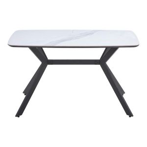 Dining table Lalla 202 Lalla white sintered stone 160x90x75cm
