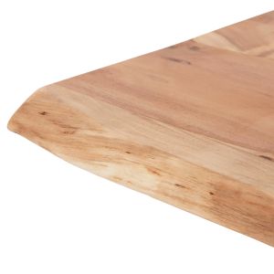 Dining table Lizard Montana .21 top tropical acacia solid wood natural 4cm top 200x93x74hcm Hm8337