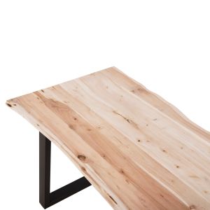 Dining table Lizard Montana Slim top tropical acacia solid wood natural 140x80x77hcm Hm8163