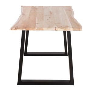 Dining table Lizard Montana Slim top tropical acacia solid wood natural 140x80x77hcm Hm8163