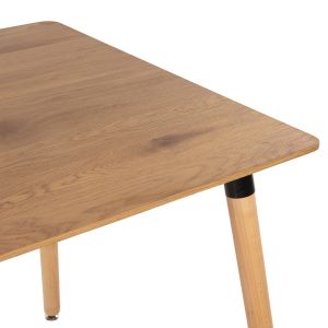 Dining table Minimal Art Wood Hm0057,04 MDF beech color 80x80x74cm