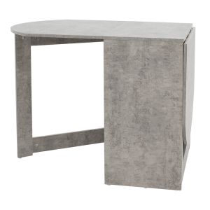 Dining table Nadine extendable polymorphic antique gray color 160x80x76.5cm