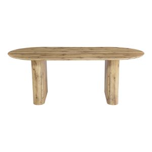 Dining table Nembou made of Mdf in oak color 210x100x76cm