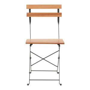 Dining table Pometia set of 3 pieces wood-metal