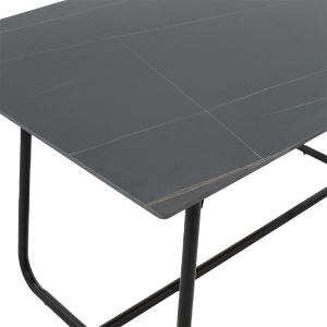 Dining table Revellio technical stone top and metal legs 150x90x75cm