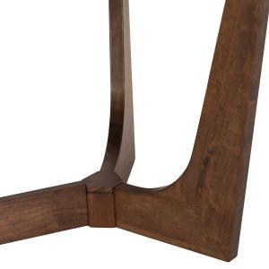 Dining table Rimer MDF veneer wood ash walnut color 220x100x75h Cm Hm9742
