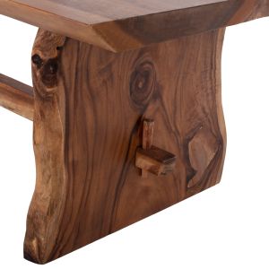 Dining table Ulyses Hm9759 solid oak in natural color 300x100x78cm