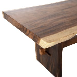 Dining table Ulyses Hm9888 made of solid wood, soar top 9cm, 160x90x78hcm