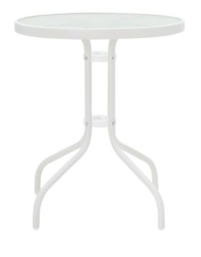 Dining table Valor - Confidence B set of 3 metal in white shade D60x70cm