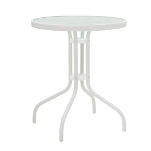 Dining table Valor - Confidence B set of 3 metal in white shade D60x70cm