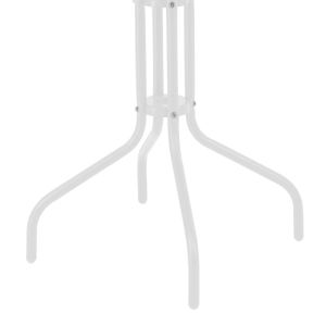 DINING TABLE VERGO-TADE, WHITE METAL, 60X70 CM