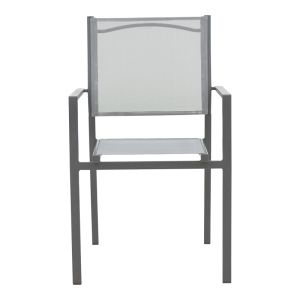 Dining table Watson - Confidence set of 3 metal in anthracite shade 70x70x70cm