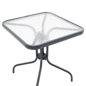 Dining table Watson - Confidence set of 3 metal in anthracite shade 70x70x70cm