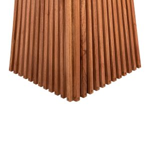 Square dining table Frantz solid wood Mindi Hm9458.11 in natural color 80x80x75hcm