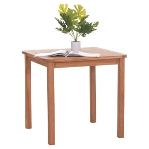 Square dining table Hm18122 teak wood - natural color 80x80x76cm.