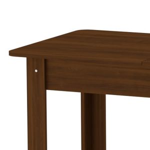 Queen extendable dining table walnut 120-174x70x73.5cm