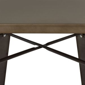 Metal dining table 70x70x76 Hm0607,04