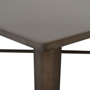 Metal dining table 70x70x76 Hm0607,04