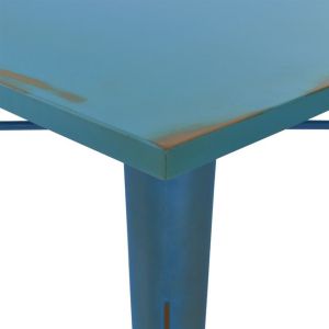 Metal dining table 80x80x76 Hm0608.88