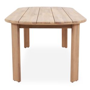 Oval dining table Raikko Sm6444 natural acacia wood 240x100x75hcm.