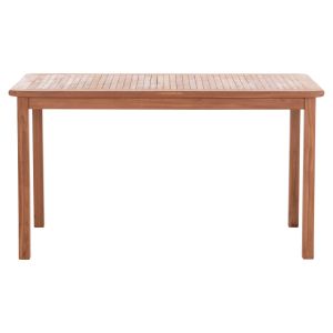 Rectangular dining table Hm18123 teak wood - natural color 140x80x76cm.