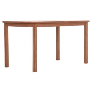 Rectangular dining table Hm18123 teak wood - natural color 140x80x76cm.
