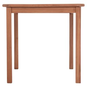 Rectangular dining table Hm18123 teak wood - natural color 140x80x76cm.
