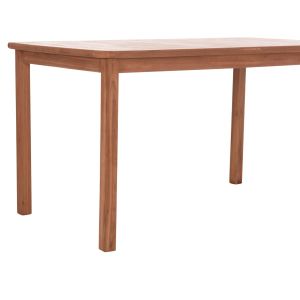 Rectangular dining table Hm18123 teak wood - natural color 140x80x76cm.