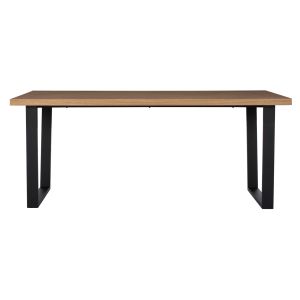 Rustic dining table with Mdf top, oak veneer Hm9012