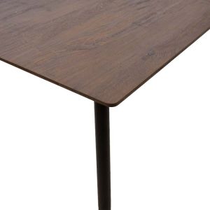 Extendable dining table Shazam walnut color 120-160x80x76cm