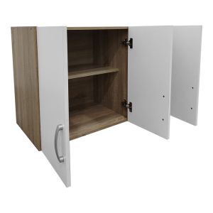 Lego three-door wardrobe in Sonoma-white color 90x41.5x60cm