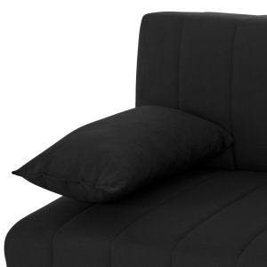 Three-seater sofa Andri with black fabric Hm3239,01