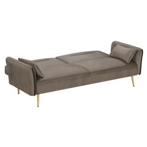 Three-seater sofa Flick brown textile ε9445,1