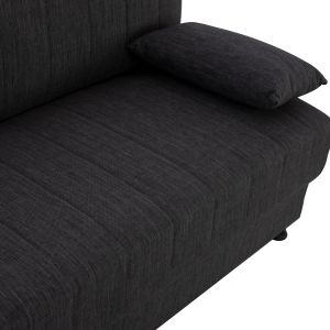 Three-seater sofa bed with storage in gray Hm3239.03